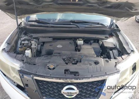 2014 Nissan Pathfinder Platinum z USA, uszkodzony, nr VIN 5N1AR2MN4EC697332